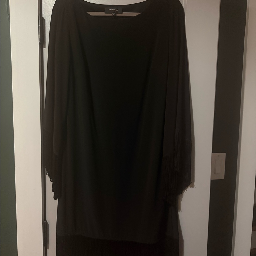 R&M Richards Black Long Sleeve Dress